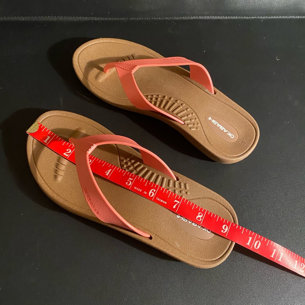 Okabashi flip flop sandals Size S - Picture 5 of 5